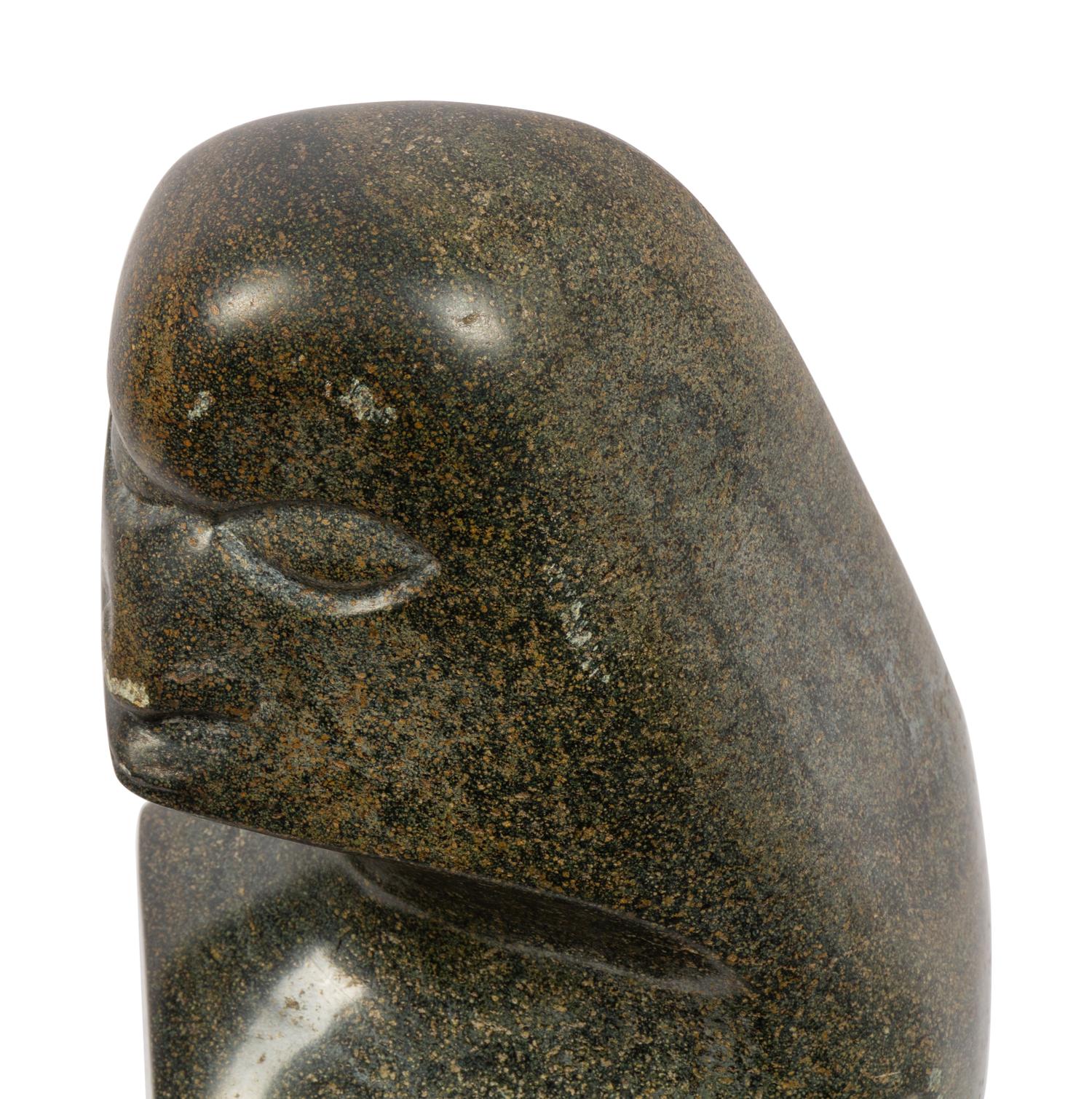 A Carved Soapstone Sculpture
