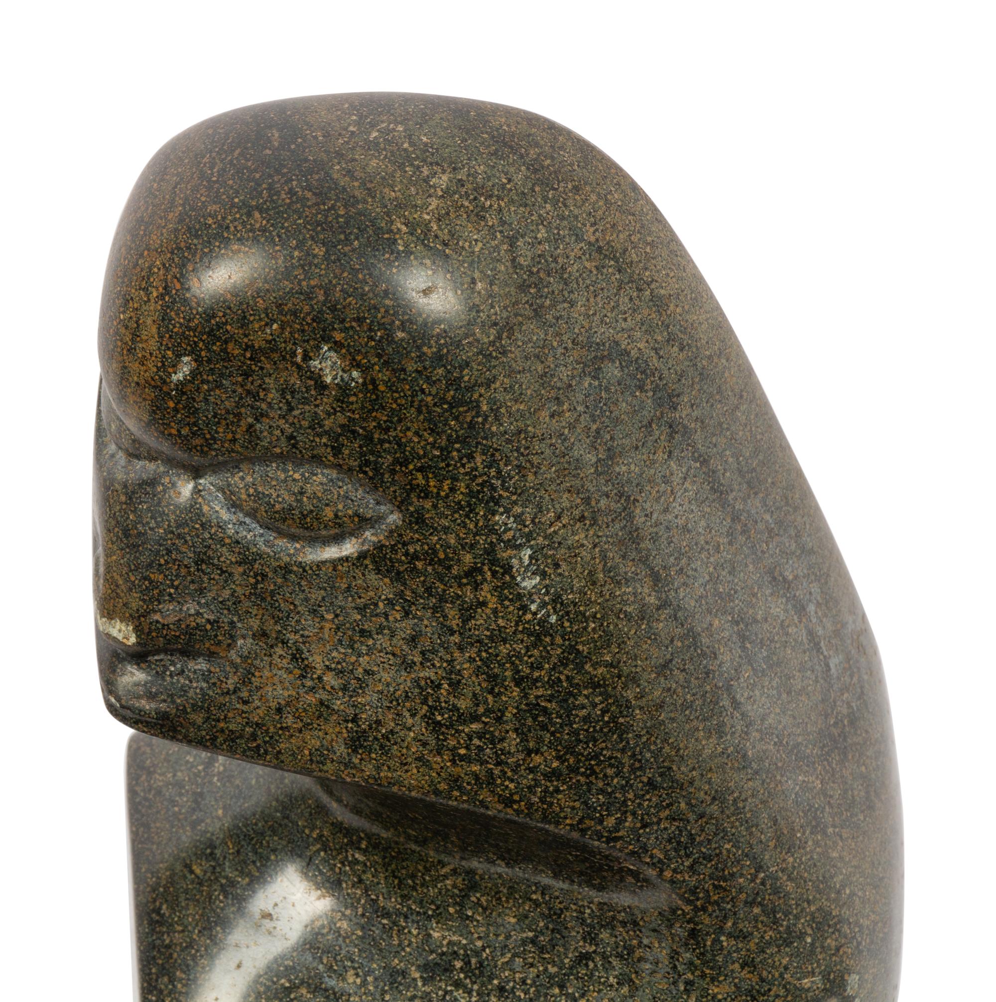 A Carved Soapstone Sculpture
