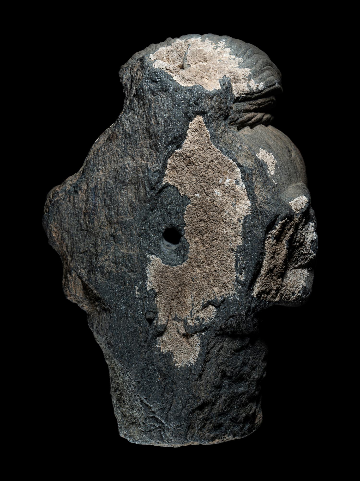 A Gandhran Sandstone Head of Buddha