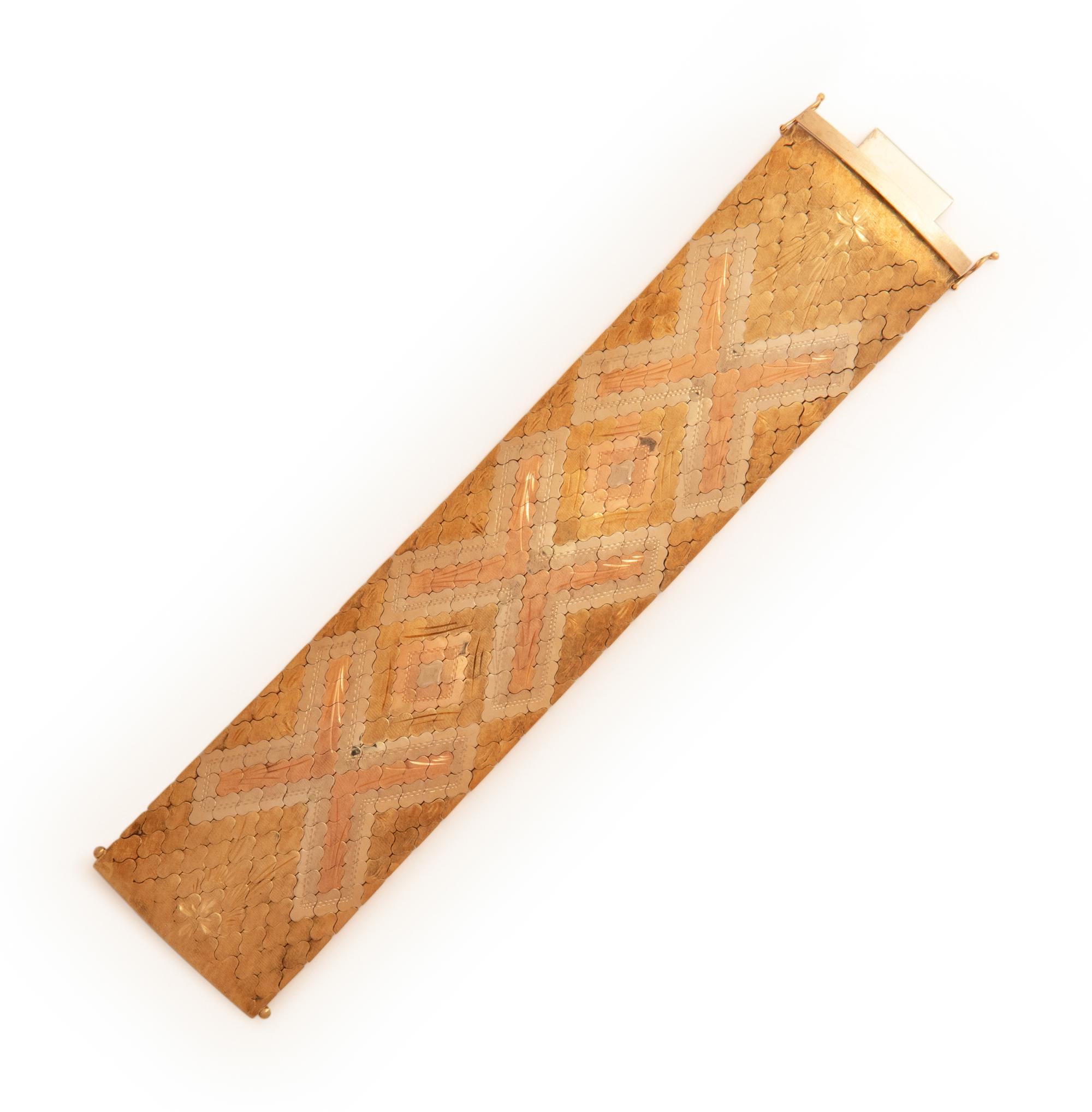 TRICOLOR GOLD BRACELET