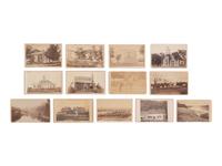 [EARLY PHOTOGRAPHY]. An assortment of 45 CDVs taken outdoors, incl. many prominent structures.