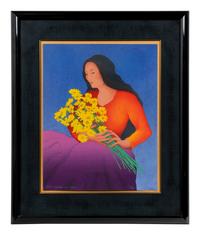 Maiden With Bouquet