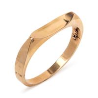 YELLOW GOLD BANGLE BRACELET