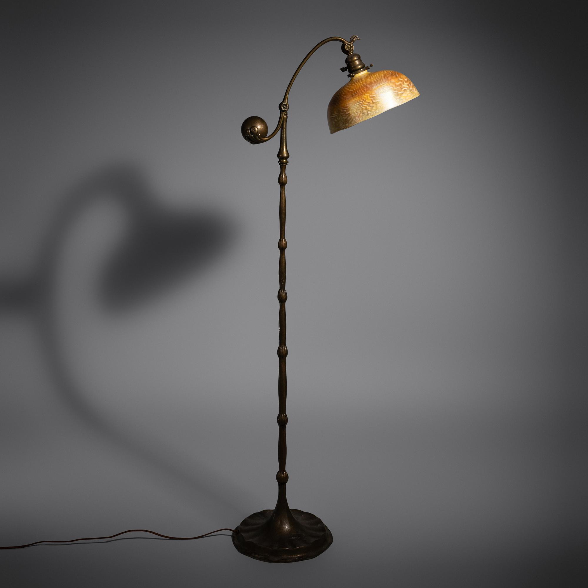 Counter Balance Floor Lamp, model 677 Tiffany Studios, UA