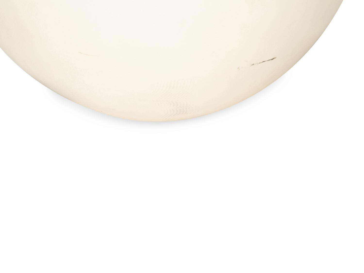 RECOMMENDED FOR DONATION - A Contemporary White Fiberglass/Resin Side Table