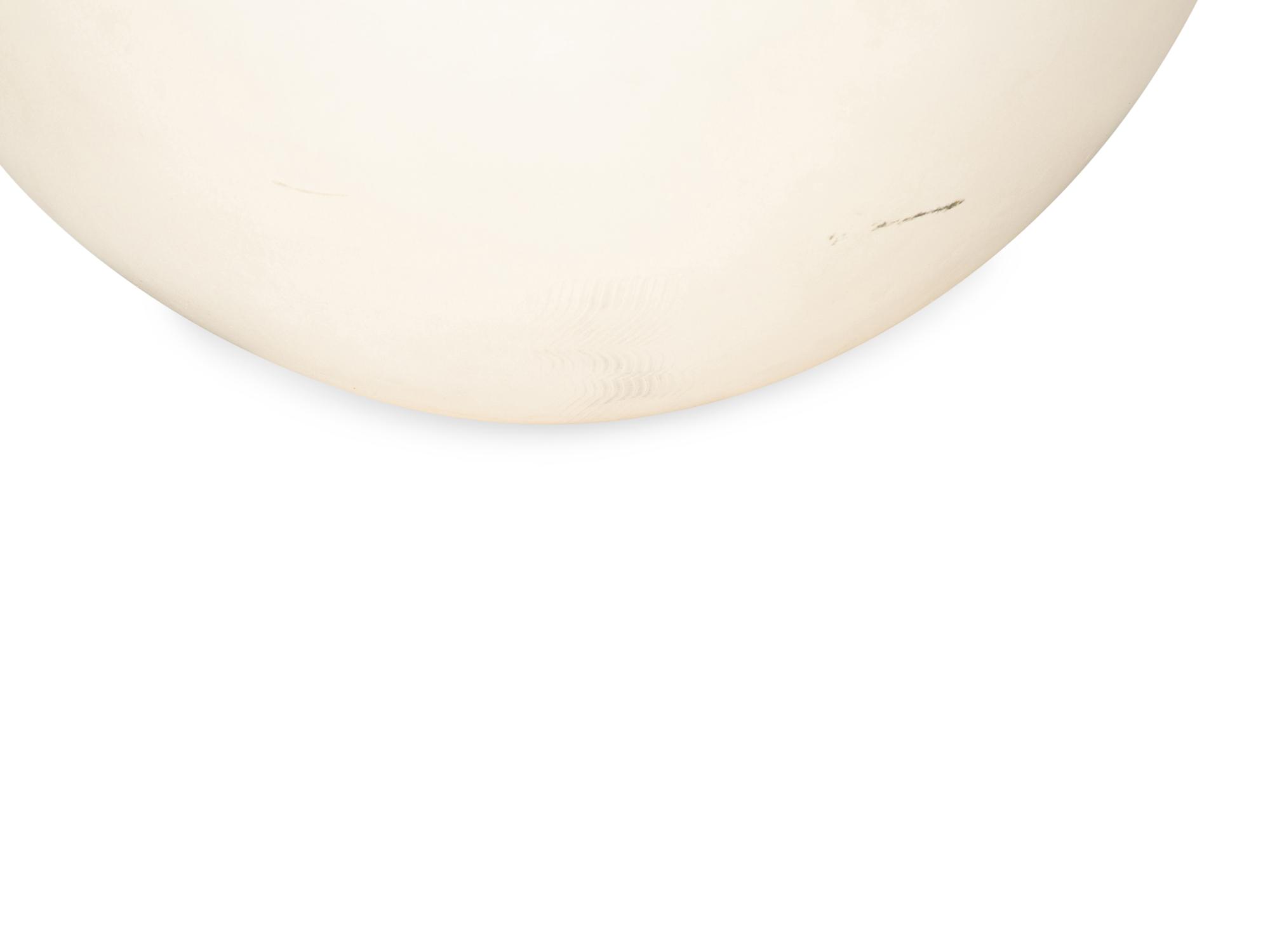 RECOMMENDED FOR DONATION - A Contemporary White Fiberglass/Resin Side Table