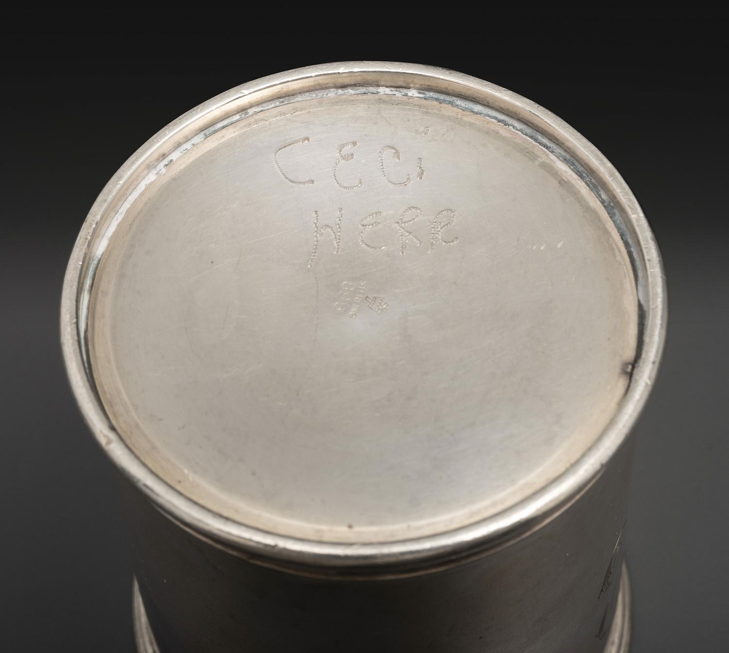 Three Silver Julep Cups