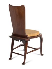 A Pair of George II Mahogany Hall Chairs