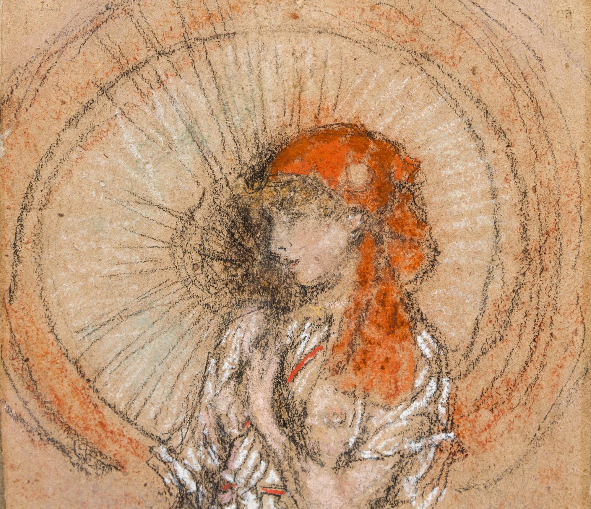 James Abbott McNeill Whistler, (American, 1834-1903), Parasol; red note, c. 1884