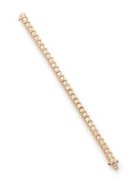 YELLOW GOLD AND DIAMOND BRACELET