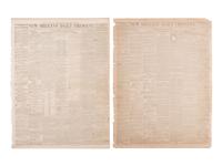 [CIVIL WAR]. 75+ Southern and Confederate newspapers reporting on the war and politics of the era.