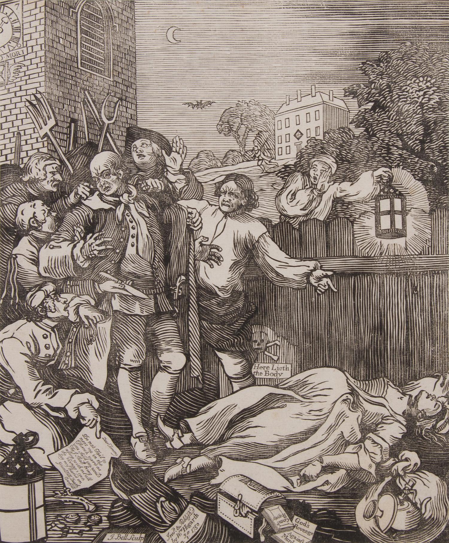 A Group of Six English and American Engravings, Size of largest 25 1/4 x 22 1/4 inches.