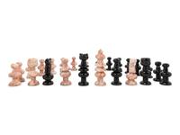 A Set of Stone Chess Pieces
