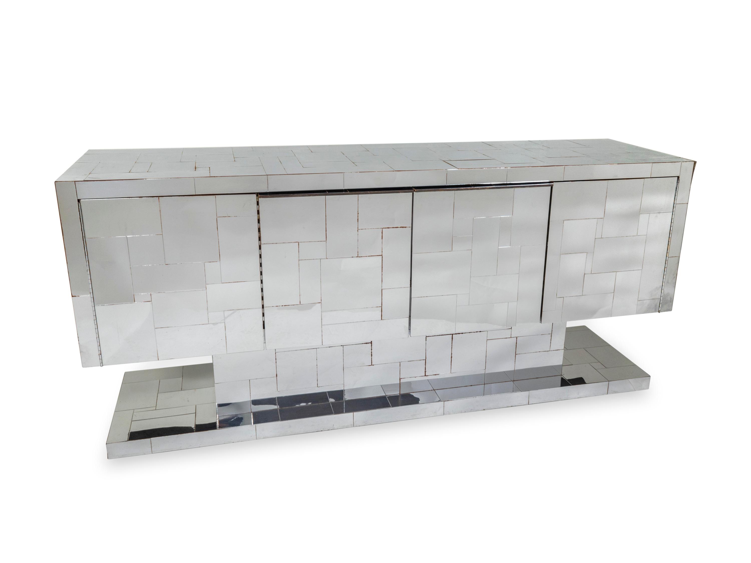 Cityscape Sideboard, circa 1972 Evans Studio for Directional, USA