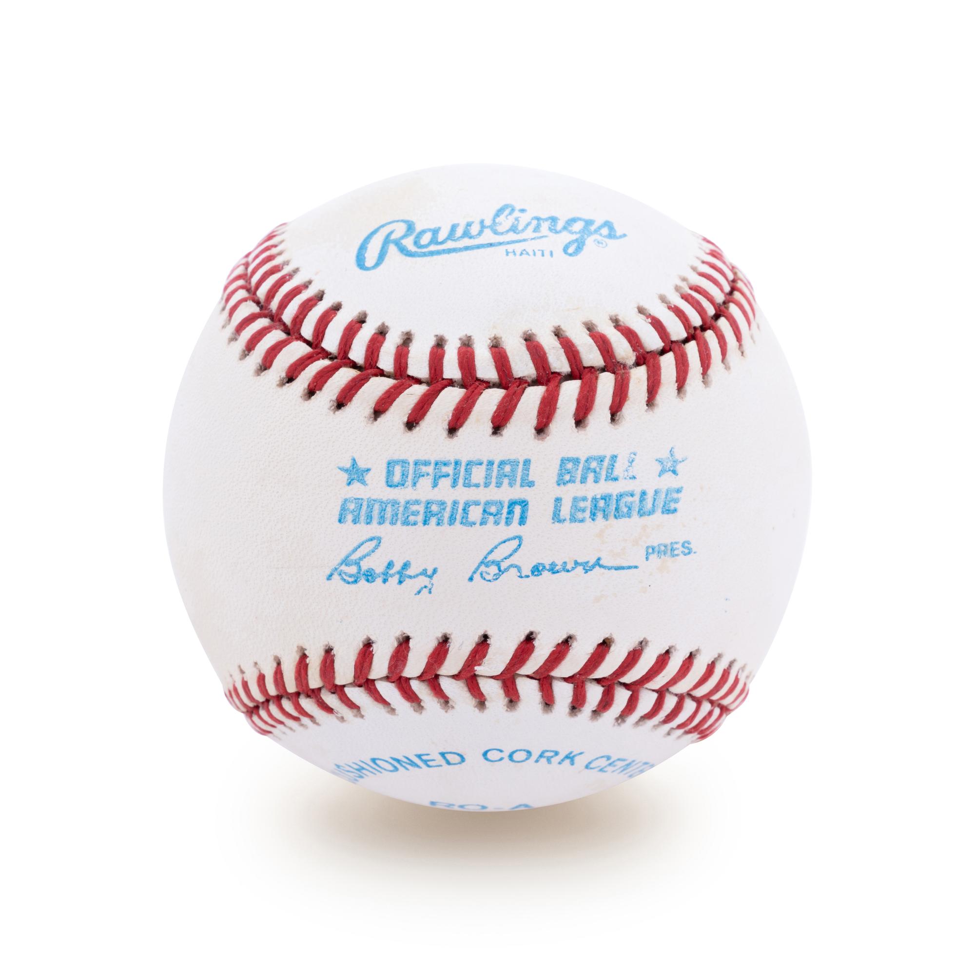 A Jim Catfish Hunter Signed Baseball