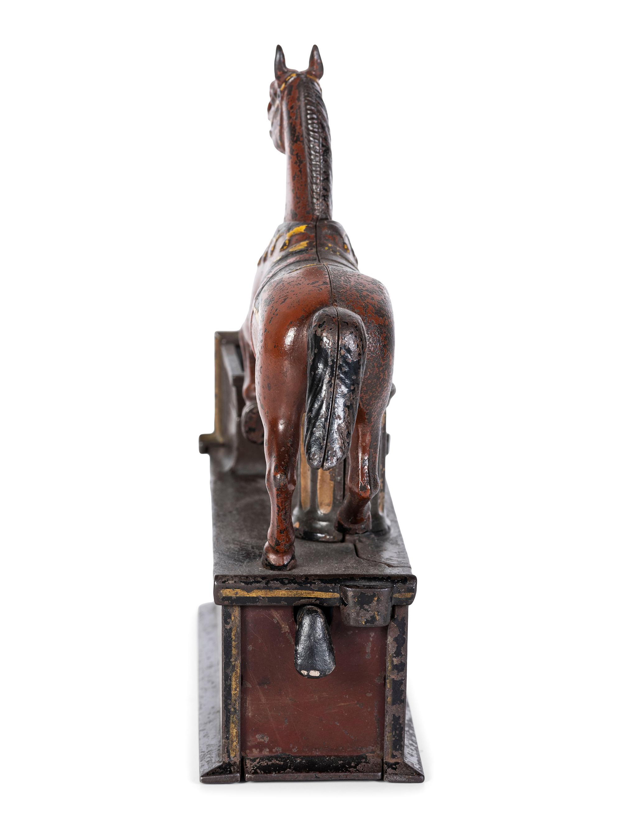 A 'Trick Pony' Cast Iron Mechanical Bank
