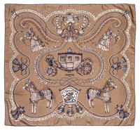 An Hermes Silk Scarf, 35 x 35 inches.