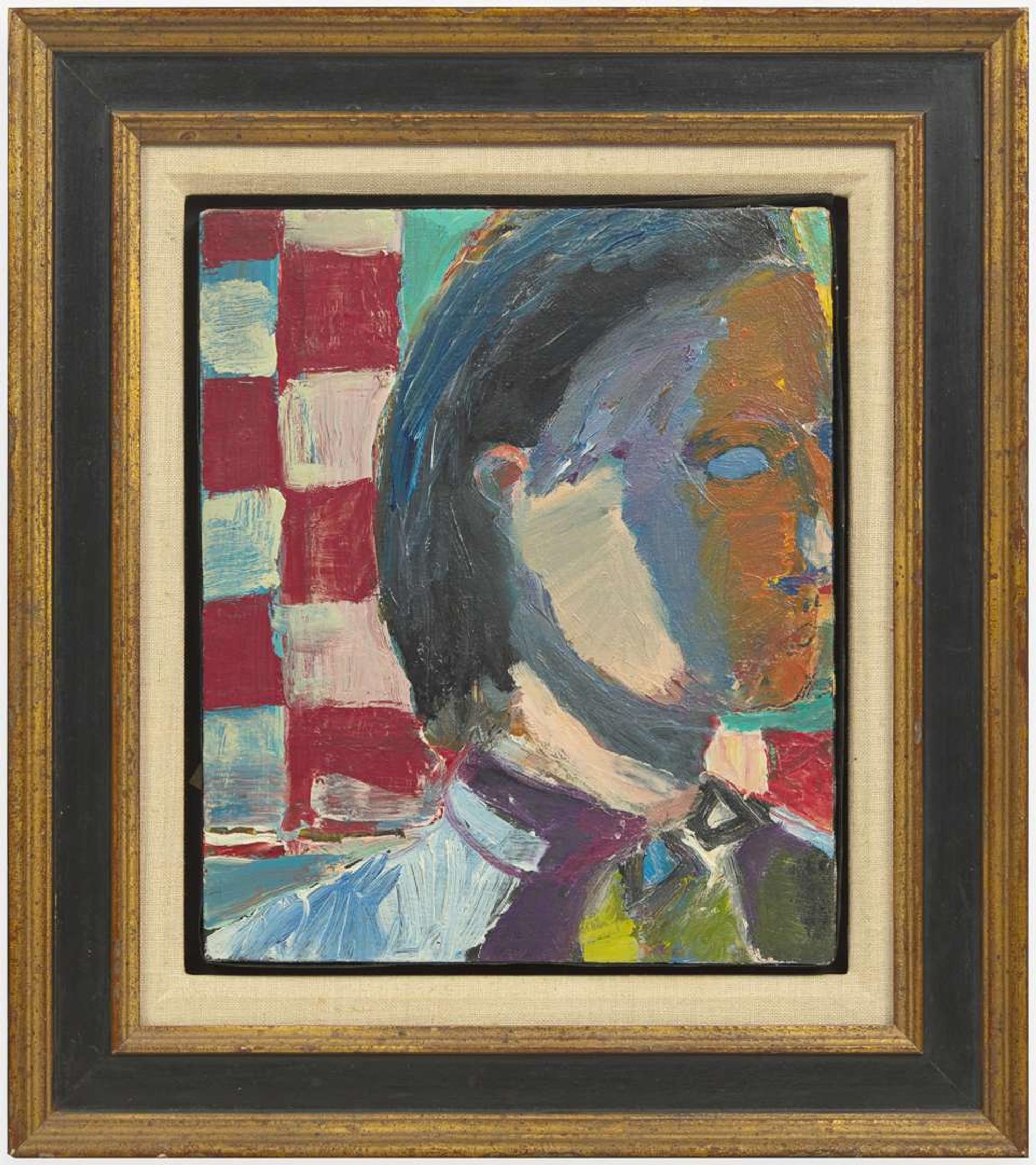 Girl in Tiled Room , 1957