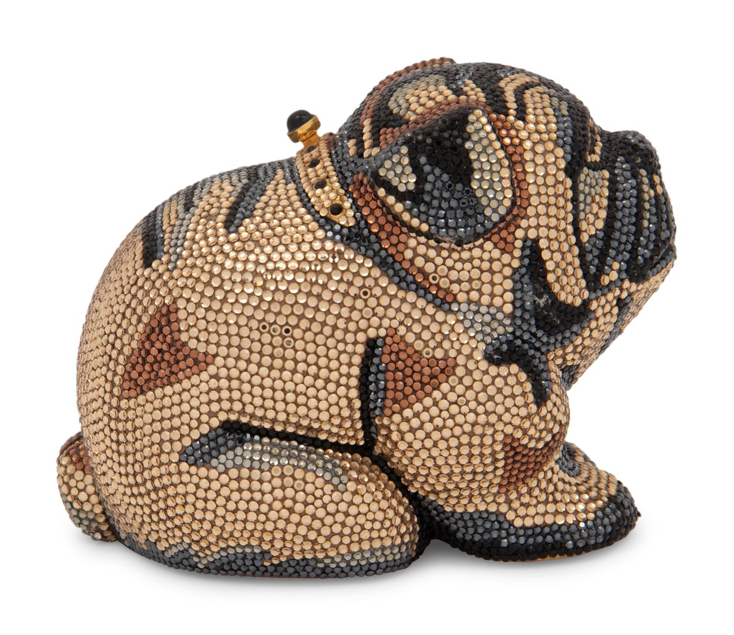 Judith Leiber Pug Dog Minaudière