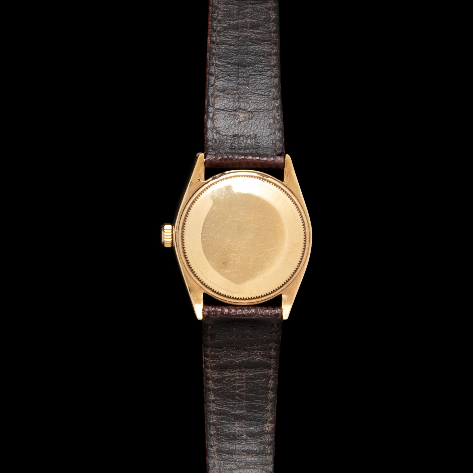 ROLEX, REF. 1005 18K YELLOW GOLD 'OYSTER PERPETUAL' WATCH