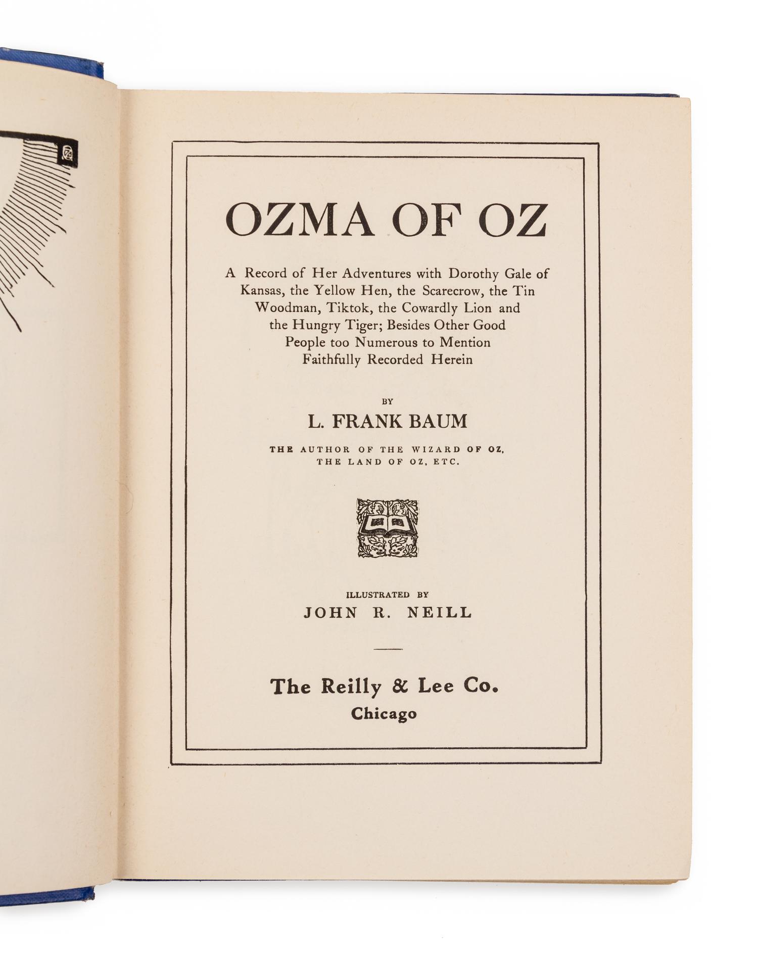 BAUM, Frank L. and Ruth Plumly THOMPSON. -- John R. Neill, illustrator. A group of 6 later editions of the Famous Oz Stories.