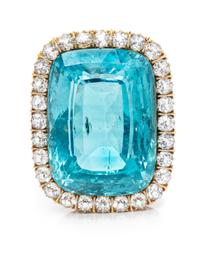 A 188.50 Carat Cushion Cut Aquamarine,