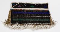 A Group of Four African Beaded Aprons Height of largest 21 1/2 x width 20 1/4 inches.