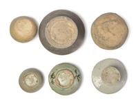 Six Korean Porcelain and Pottery Small Objects