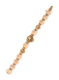 ANTIQUE, BICOLOR GOLD LION BRACELET