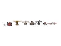 Eight Toy Race Cars and Planes
