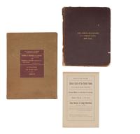 [US SUPREME COURT]. Blatchford family archive including documents, ledgers, photographs, and a silk menu signed by President Chester A. ARTHUR (1829-1886) and Supreme Court Justice Samuel Blatchford (1820-1893).