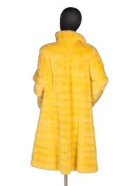 Sorbara Yellow Mink Coat