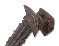 Two Turkish Silver Swords with Sheaths