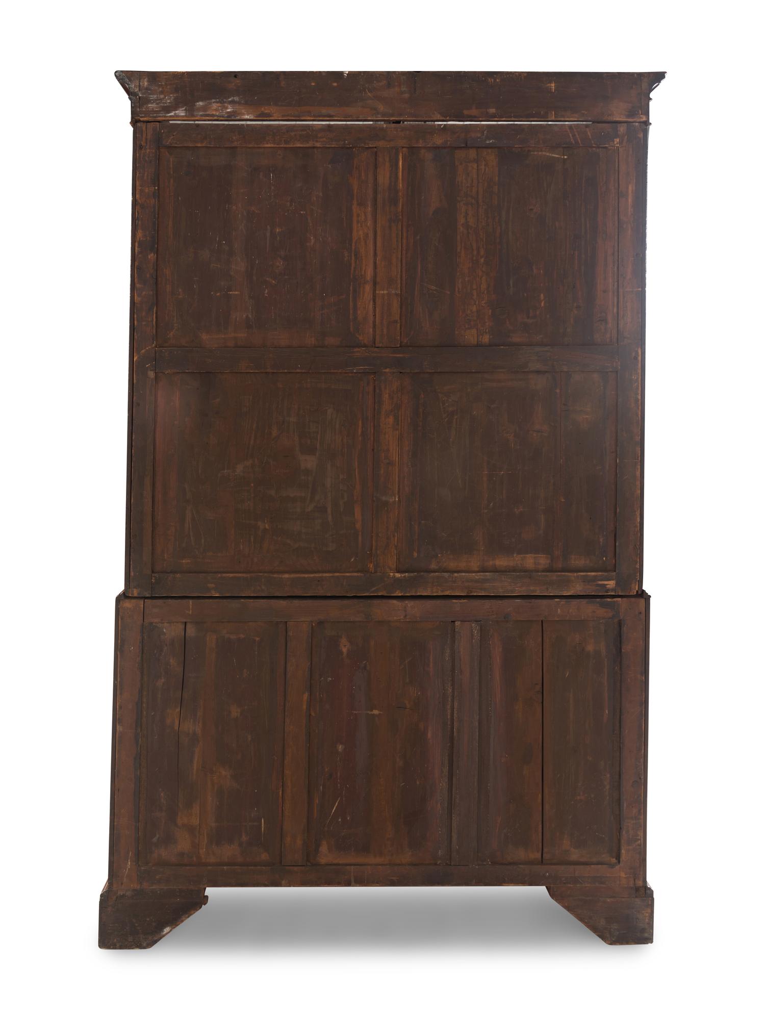 A George III Mahogany Linen Press