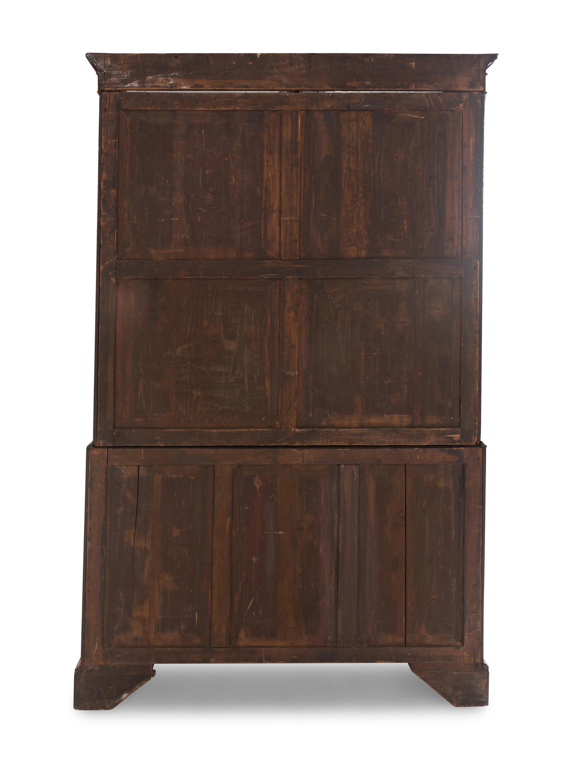 A George III Mahogany Linen Press