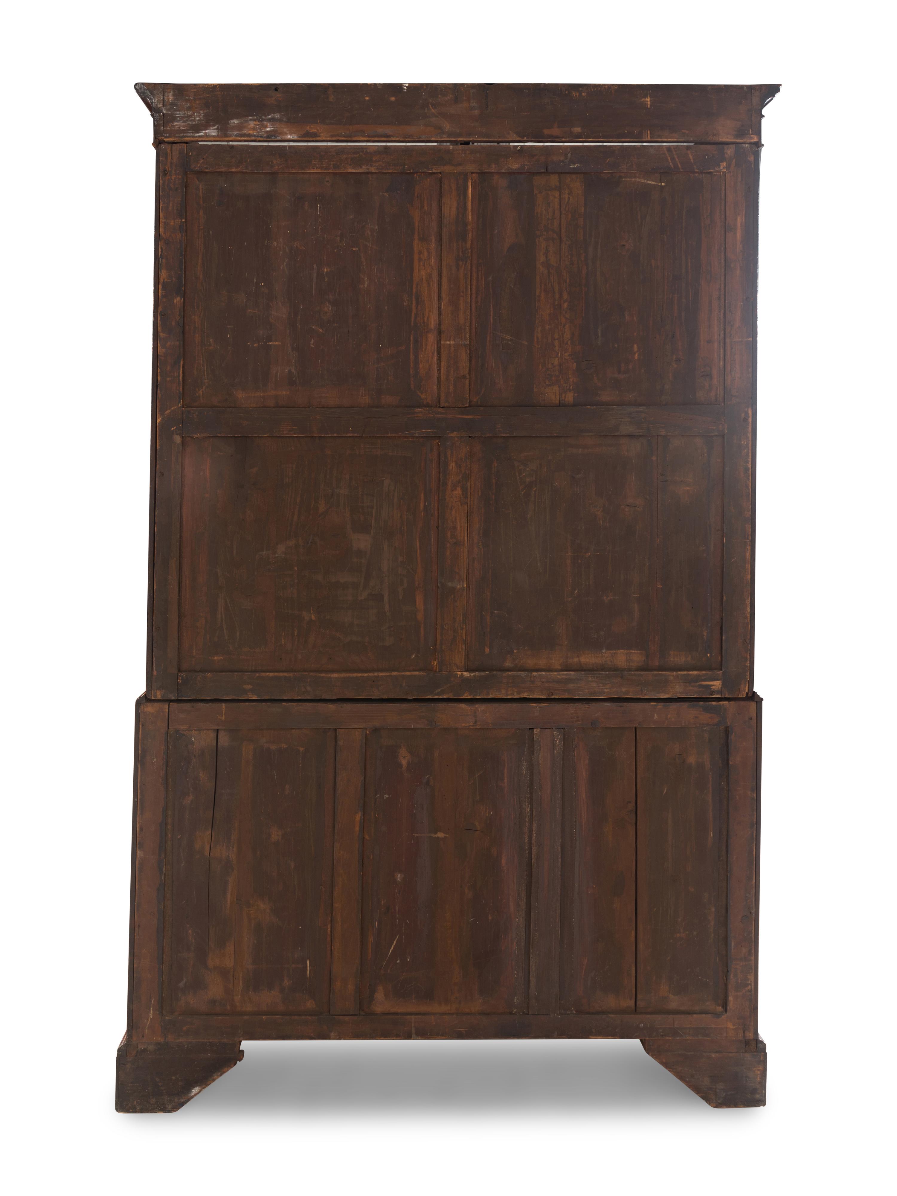 A George III Mahogany Linen Press
