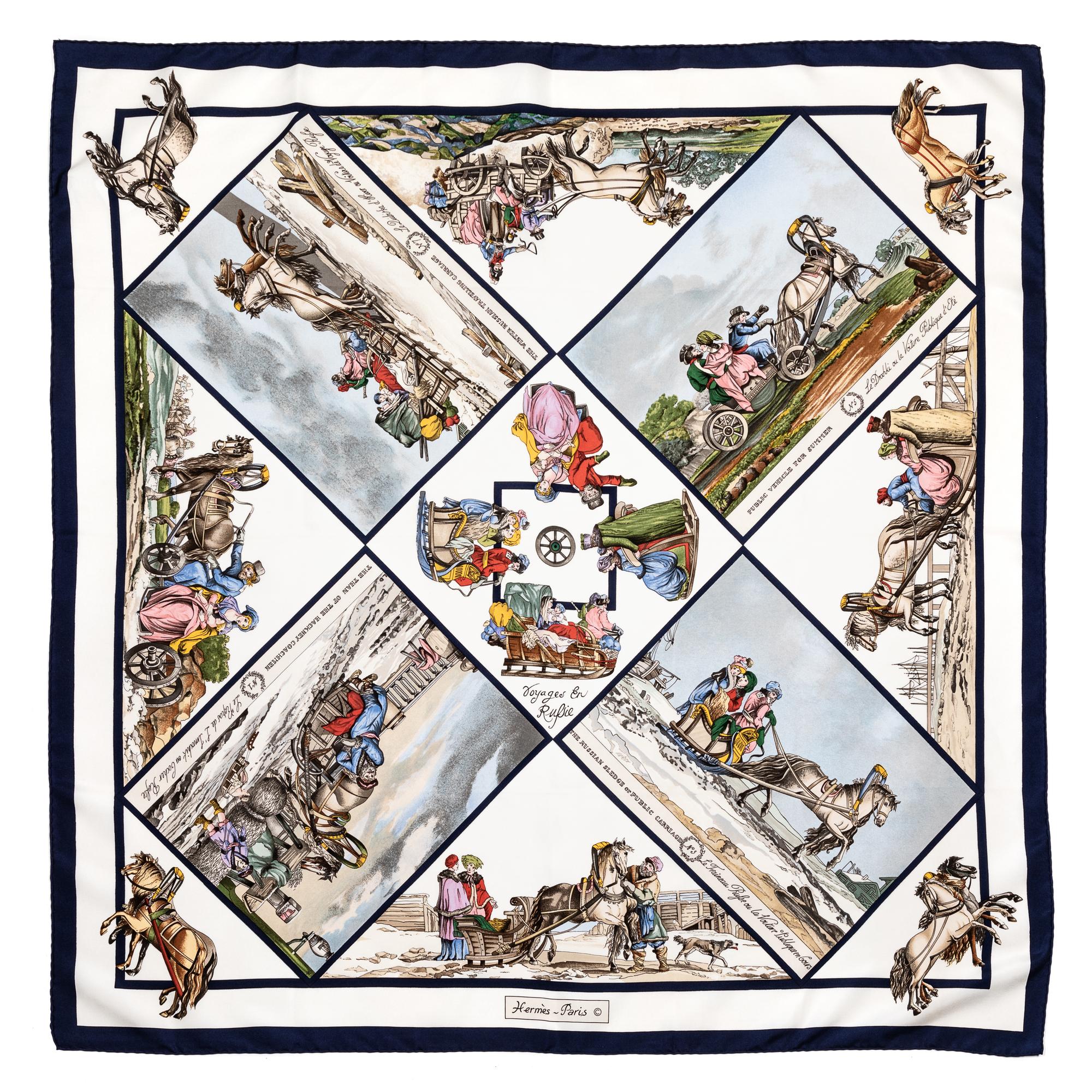 Hermès 90cm Silk Scarf