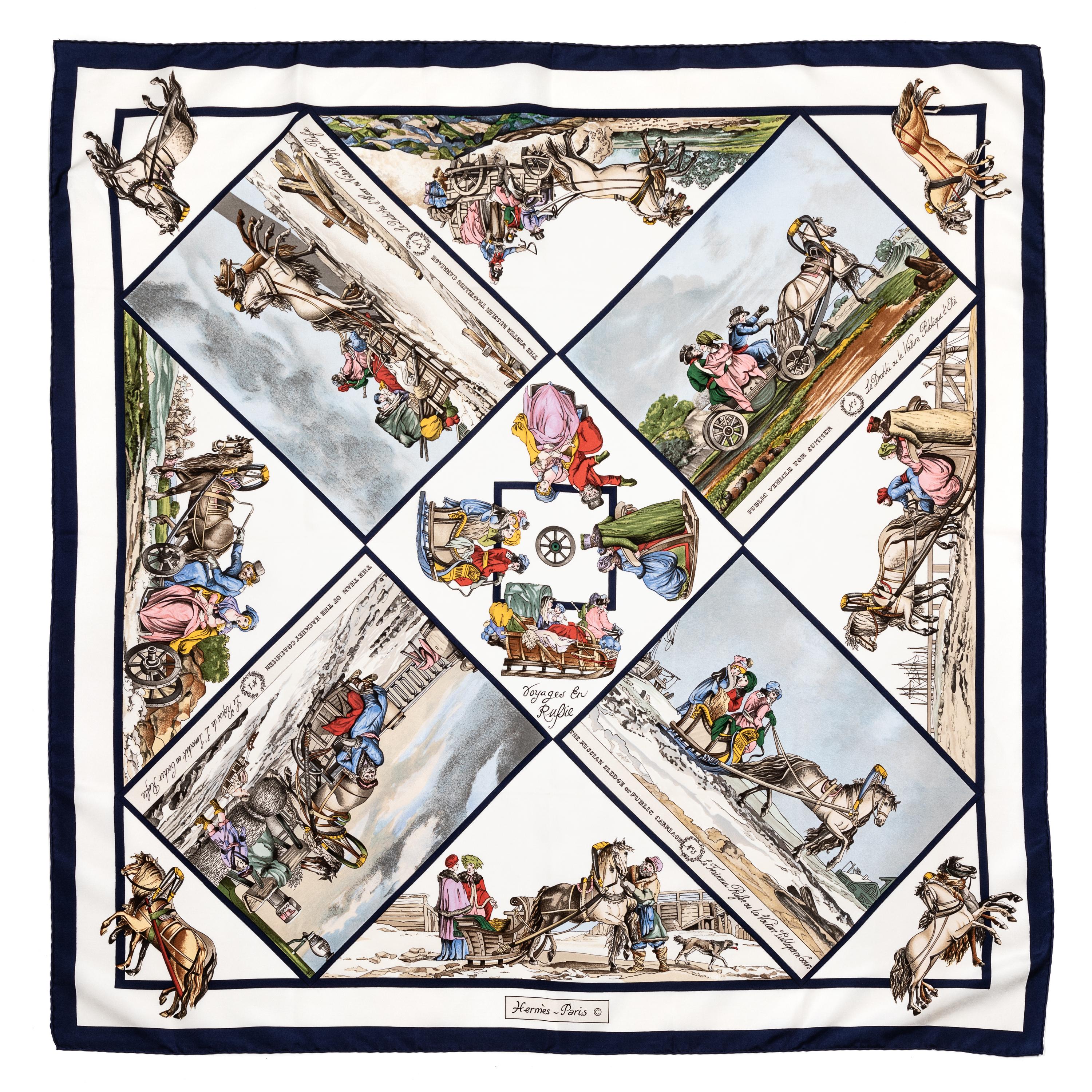 Hermès 90cm Silk Scarf