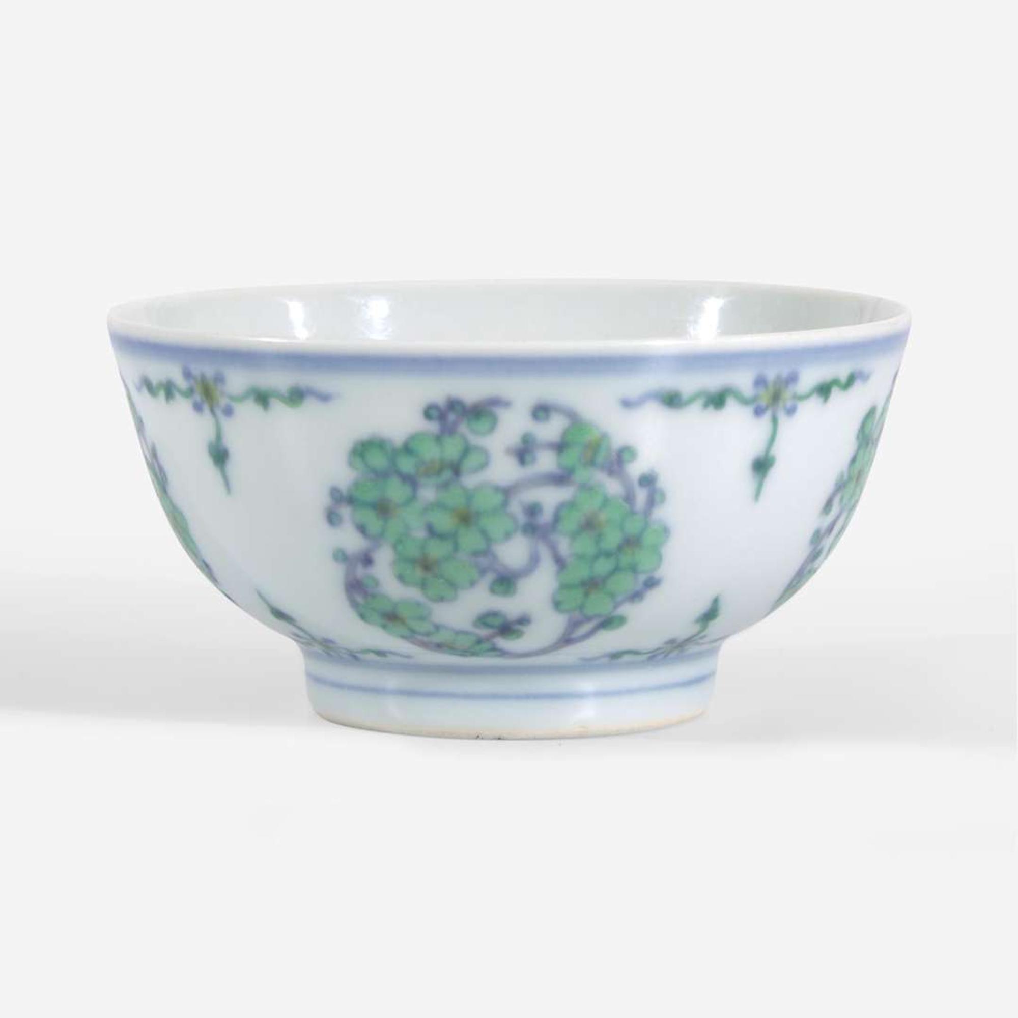 A Chinese doucai-decorated "Prunus" bowl 斗彩梅花碗 Yongzheng six-character mark and possibly of the period ????? ?????