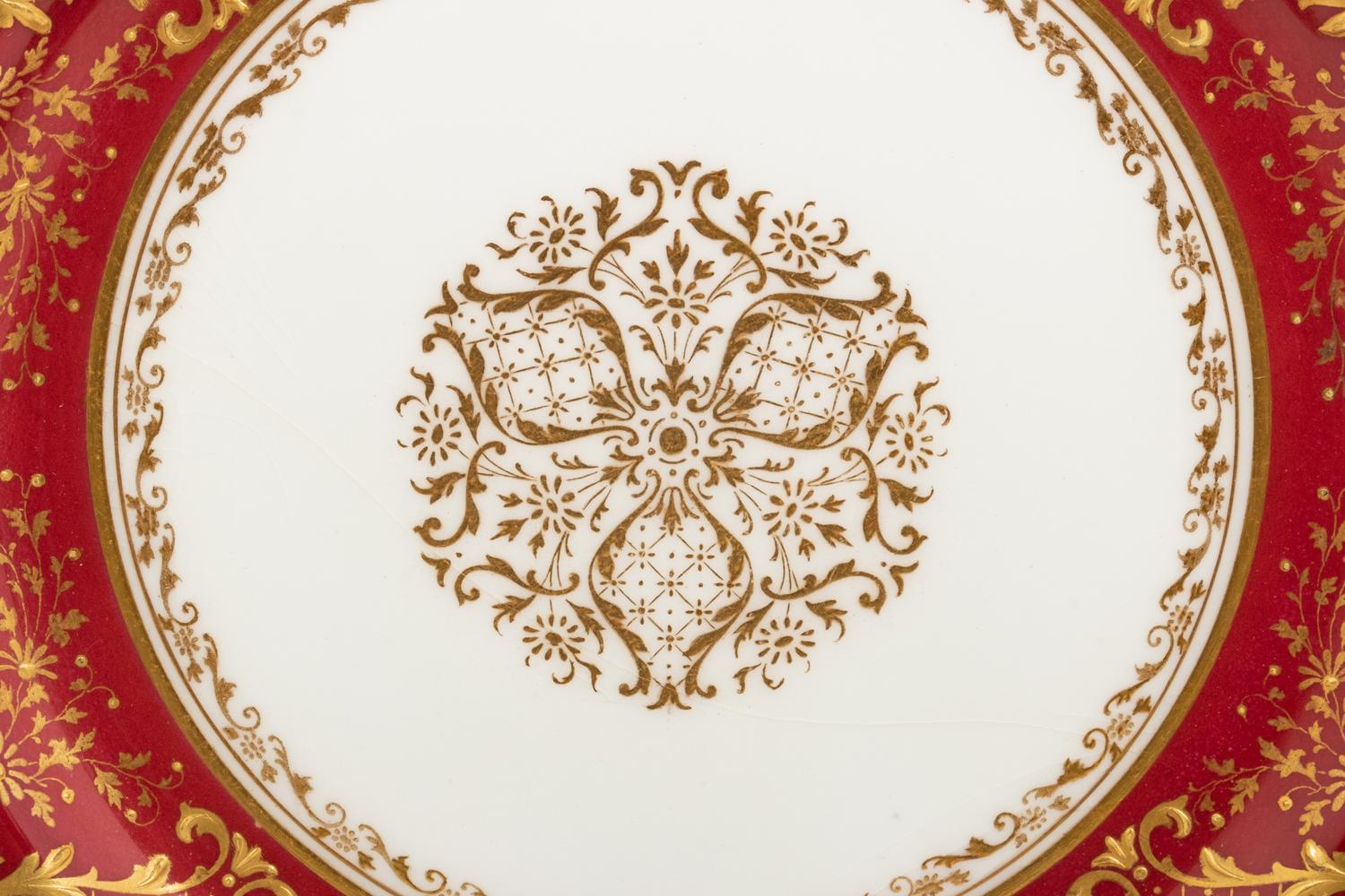 A Set of Ten Royal Doulton Burston Porcelain Plates