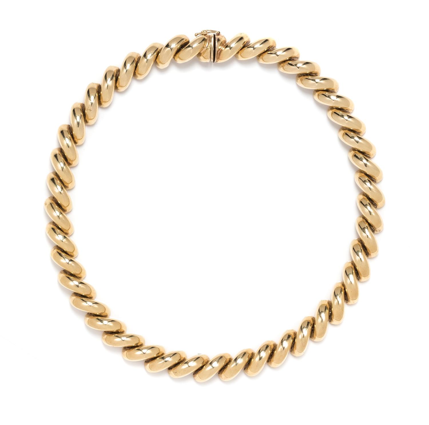 YELLOW GOLD NECKLACE