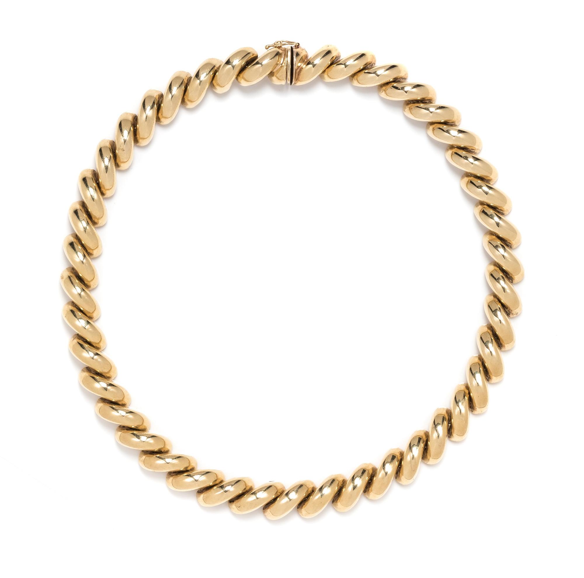 YELLOW GOLD NECKLACE
