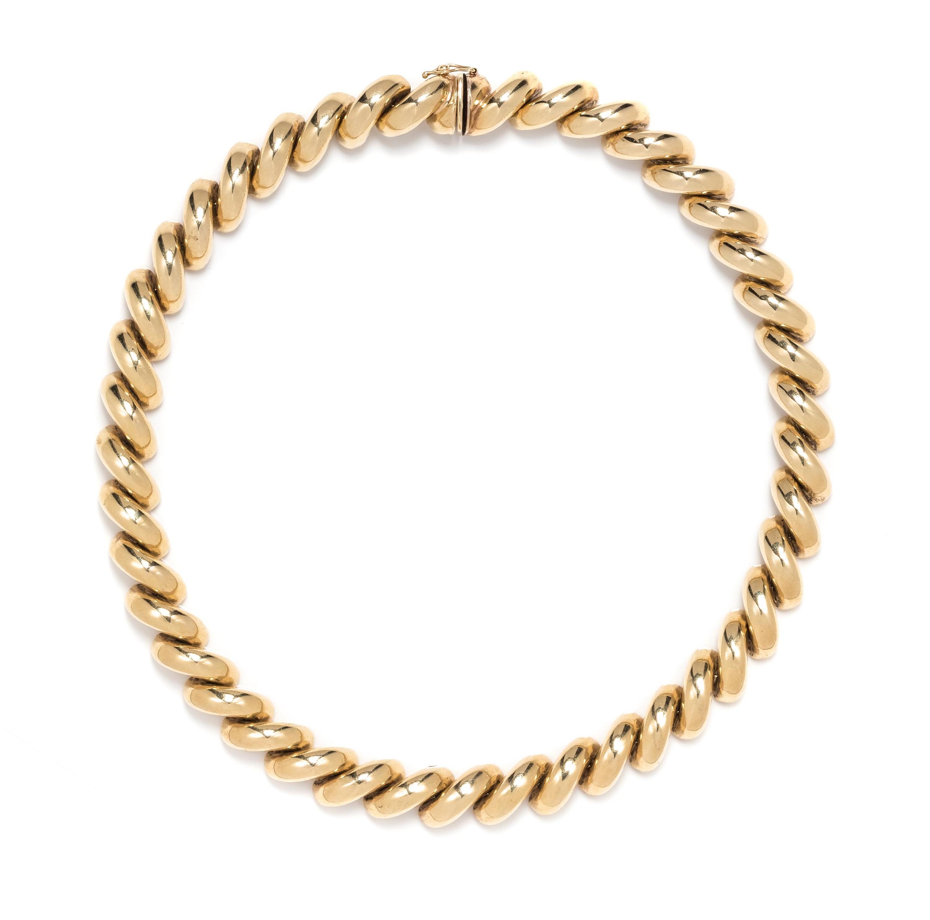 YELLOW GOLD NECKLACE