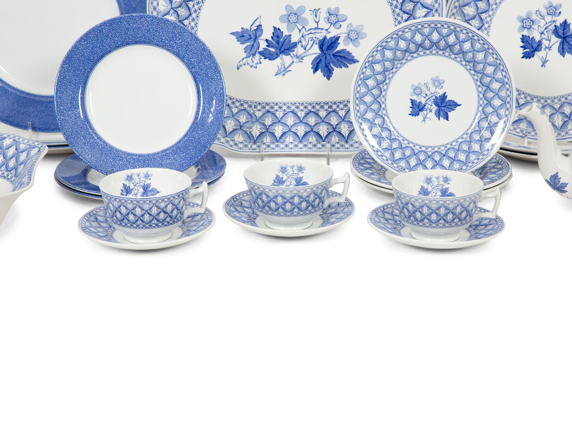 An Assembled Spode Dinner Service