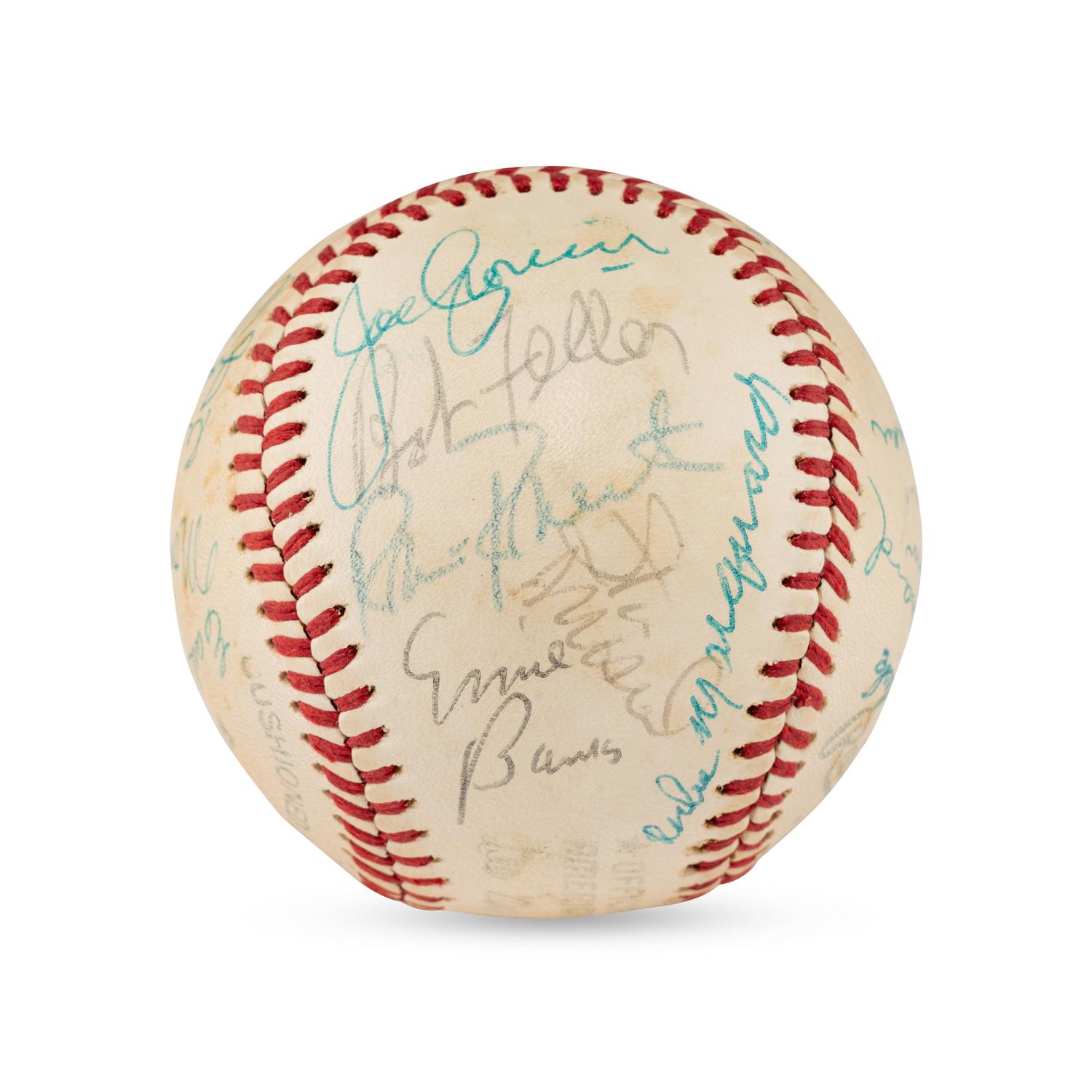 A Hall of Fame Multi Signed Autograph Baseball (Beckett Authentication Services Letter of Authenticity)