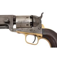 Mismatched Colt Navy with old GAR Tag Identifying the Gun to William Parsons - 2nd MA Infantry