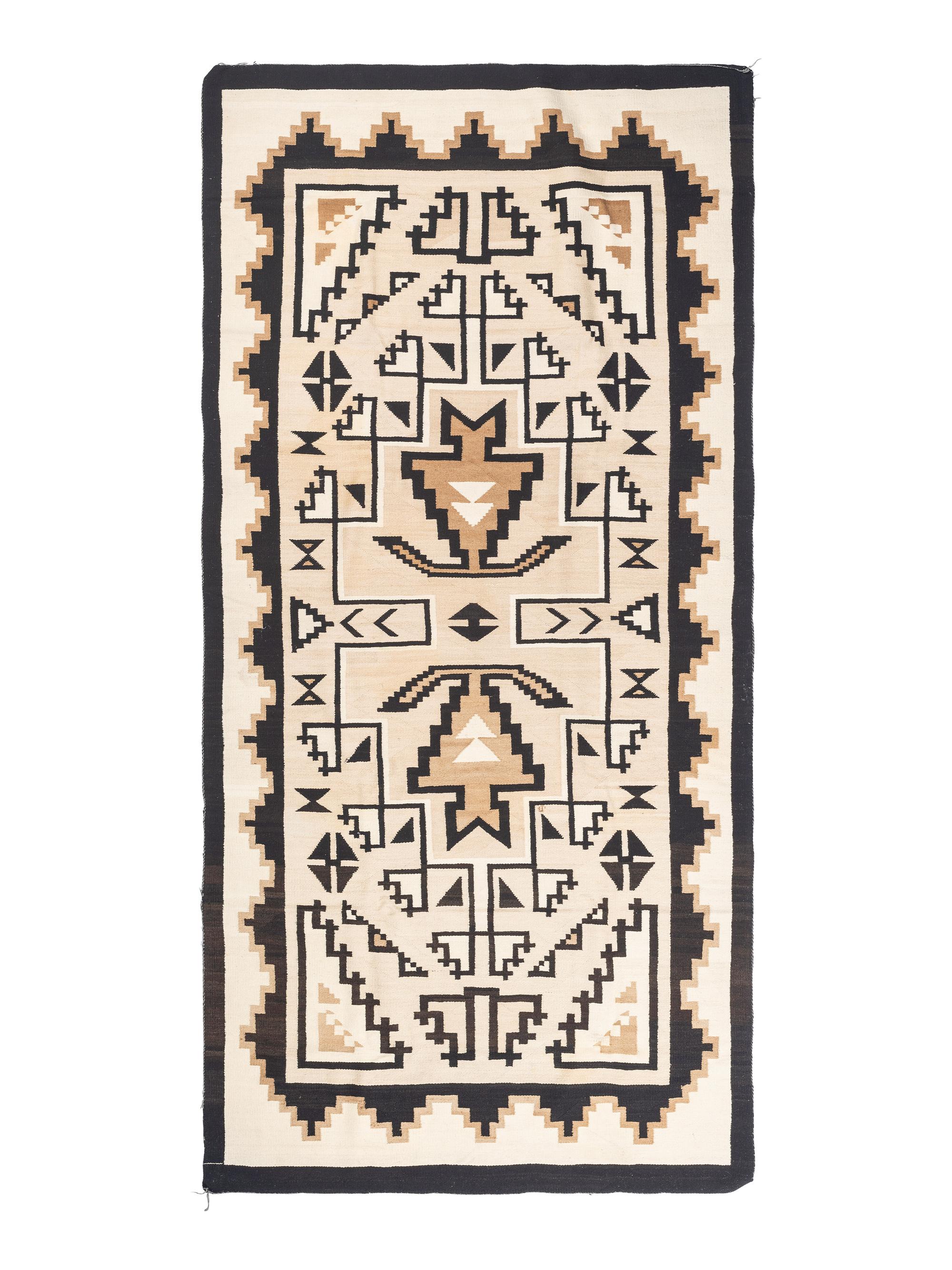 Navajo Two Grey Hills Weaving / Rug
