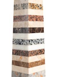 A Pair of Large Grand Tour Style Specimen Marble Obelisks