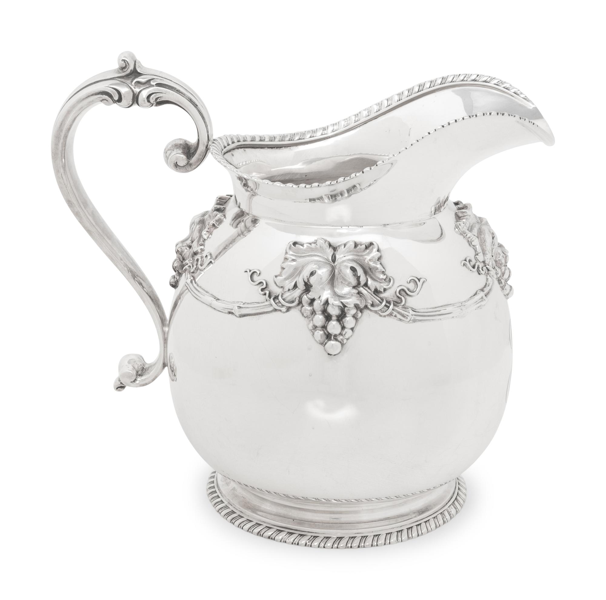 An American Silver Pitcher