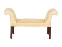 A George III Style Upholstered Window Seat